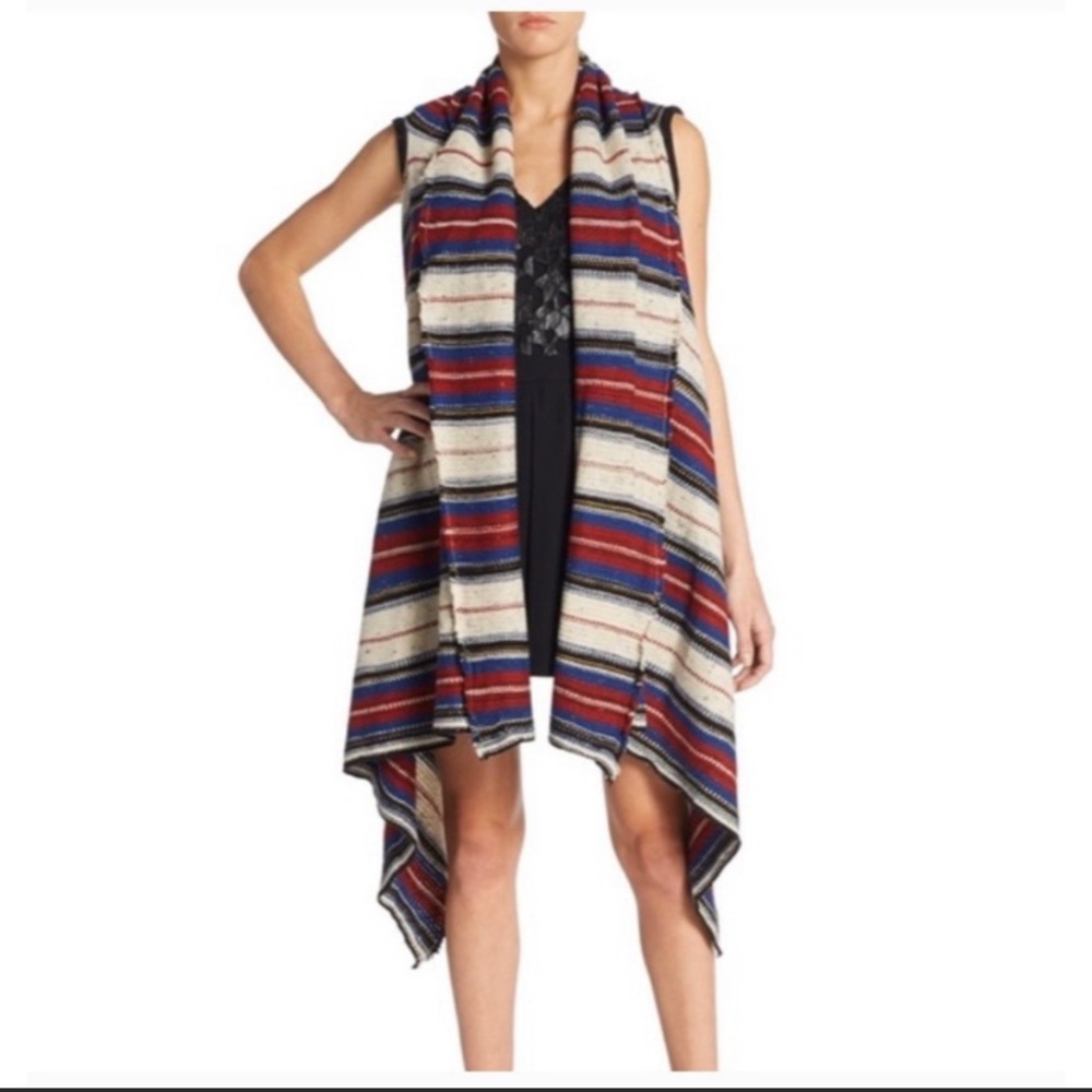 Sam Eldman tribal blanket vest